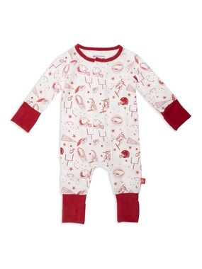 Magnetic Me White Game Day Coverall